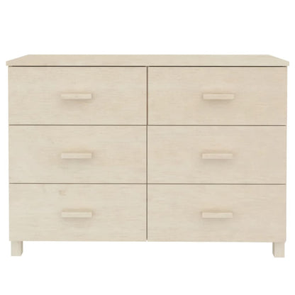 Nattbord Sengbord Honningbrun HAMAR 113x40x80 cm heltre furu
