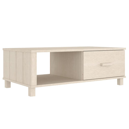 Salongbord Sofabord Tre heltre furu Honningbrun HAMAR 100x55x35 cm