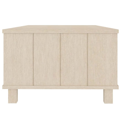 Salongbord Sofabord Tre heltre furu Honningbrun HAMAR 100x55x35 cm