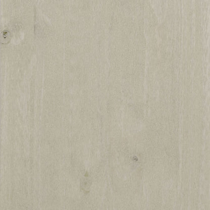 Salongbord Sofabord Hvit HAMAR 100x55x35 cm heltre furu