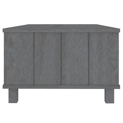 Salongbord Sofabord Grå HAMAR 100x55x35 cm heltre furu