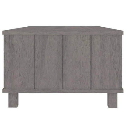 Salongbord Sofabord Grå HAMAR 100x55x35 cm heltre furu