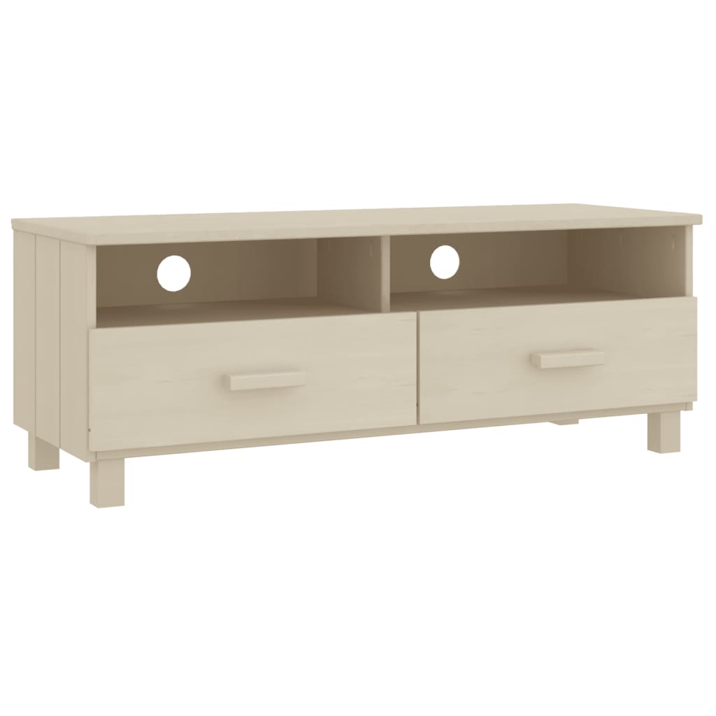 TV-Møbel Honningbrun TV-benk HAMAR 106x40x40 cm heltre furu