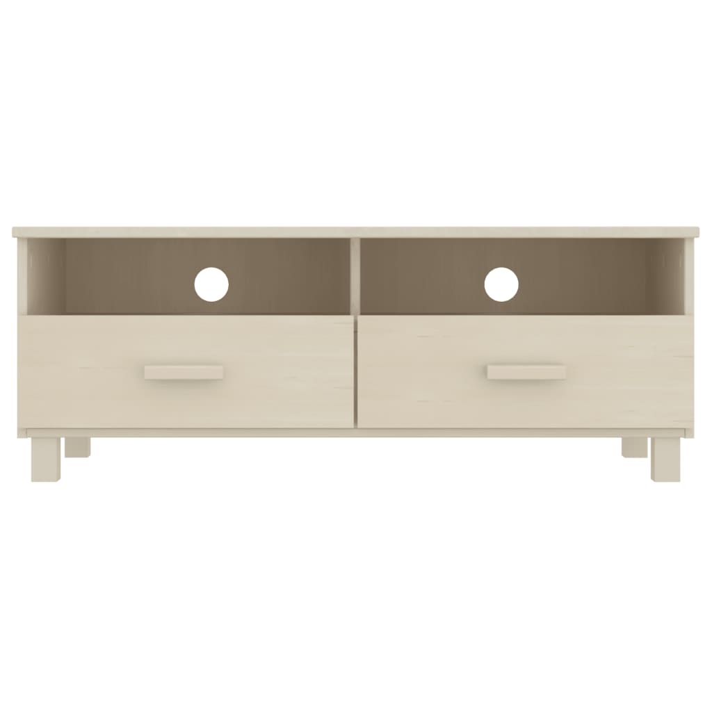 TV-Møbel Honningbrun TV-benk HAMAR 106x40x40 cm heltre furu