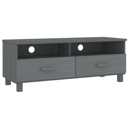 TV-Møbel Grå TV-benk HAMAR 106x40x40 cm heltre furu
