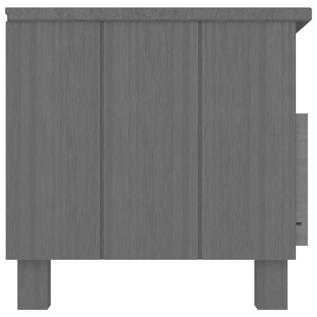 TV-Møbel Grå TV-benk HAMAR 106x40x40 cm heltre furu