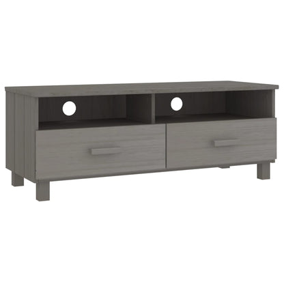 TV-Møbel Grå TV-benk HAMAR 106x40x40 cm heltre furu