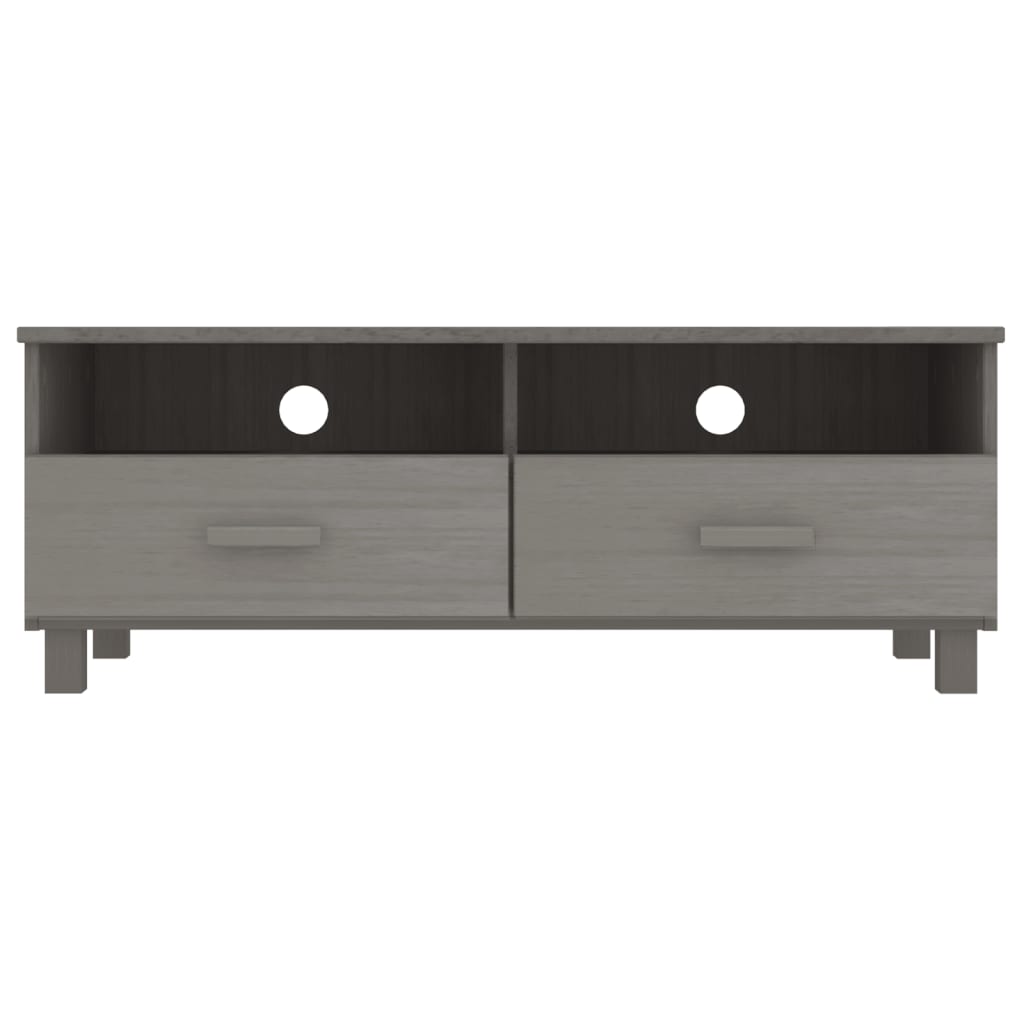 TV-Møbel Grå TV-benk HAMAR 106x40x40 cm heltre furu