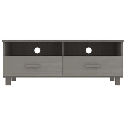 TV-Møbel Grå TV-benk HAMAR 106x40x40 cm heltre furu