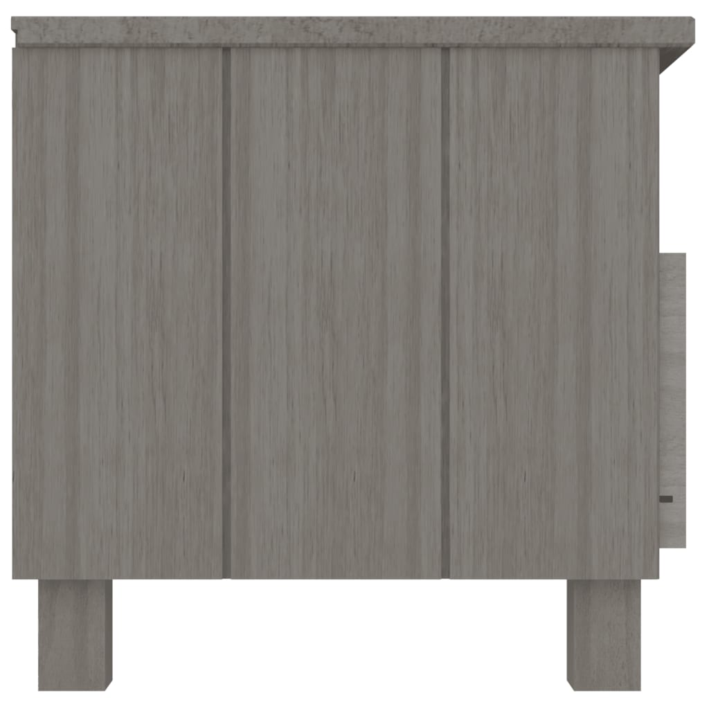 TV-Møbel Grå TV-benk HAMAR 106x40x40 cm heltre furu