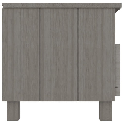 TV-Møbel Grå TV-benk HAMAR 106x40x40 cm heltre furu