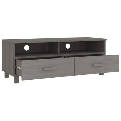 TV-Møbel Grå TV-benk HAMAR 106x40x40 cm heltre furu
