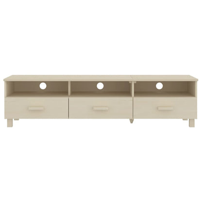 TV-Møbel Honningbrun TV-benk HAMAR 158x40x40 cm heltre furu