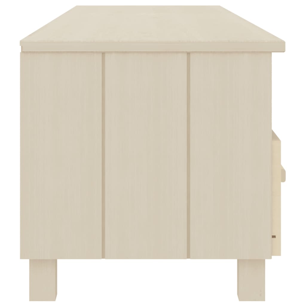 TV-Møbel Honningbrun TV-benk HAMAR 158x40x40 cm heltre furu