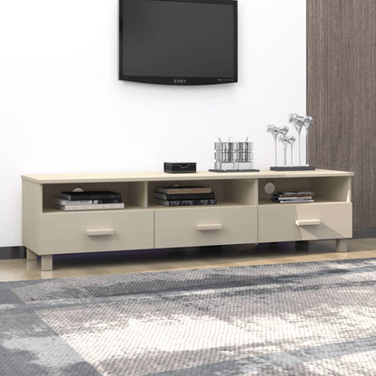TV-Møbel Honningbrun TV-benk HAMAR 158x40x40 cm heltre furu