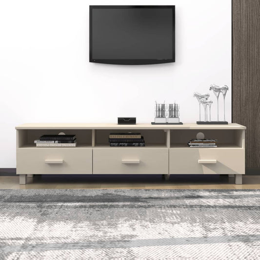 TV-Møbel Honningbrun TV-benk HAMAR 158x40x40 cm heltre furu