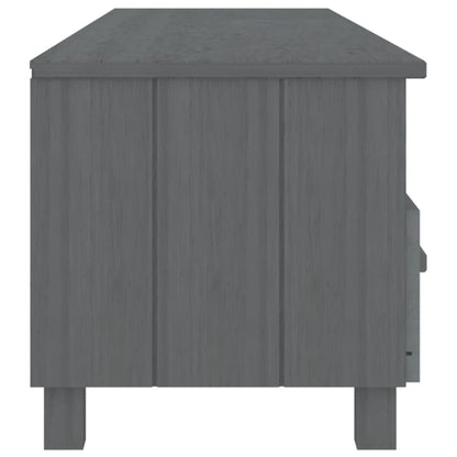 TV-Møbel Grå TV-benk HAMAR 158x40x40 cm heltre furu