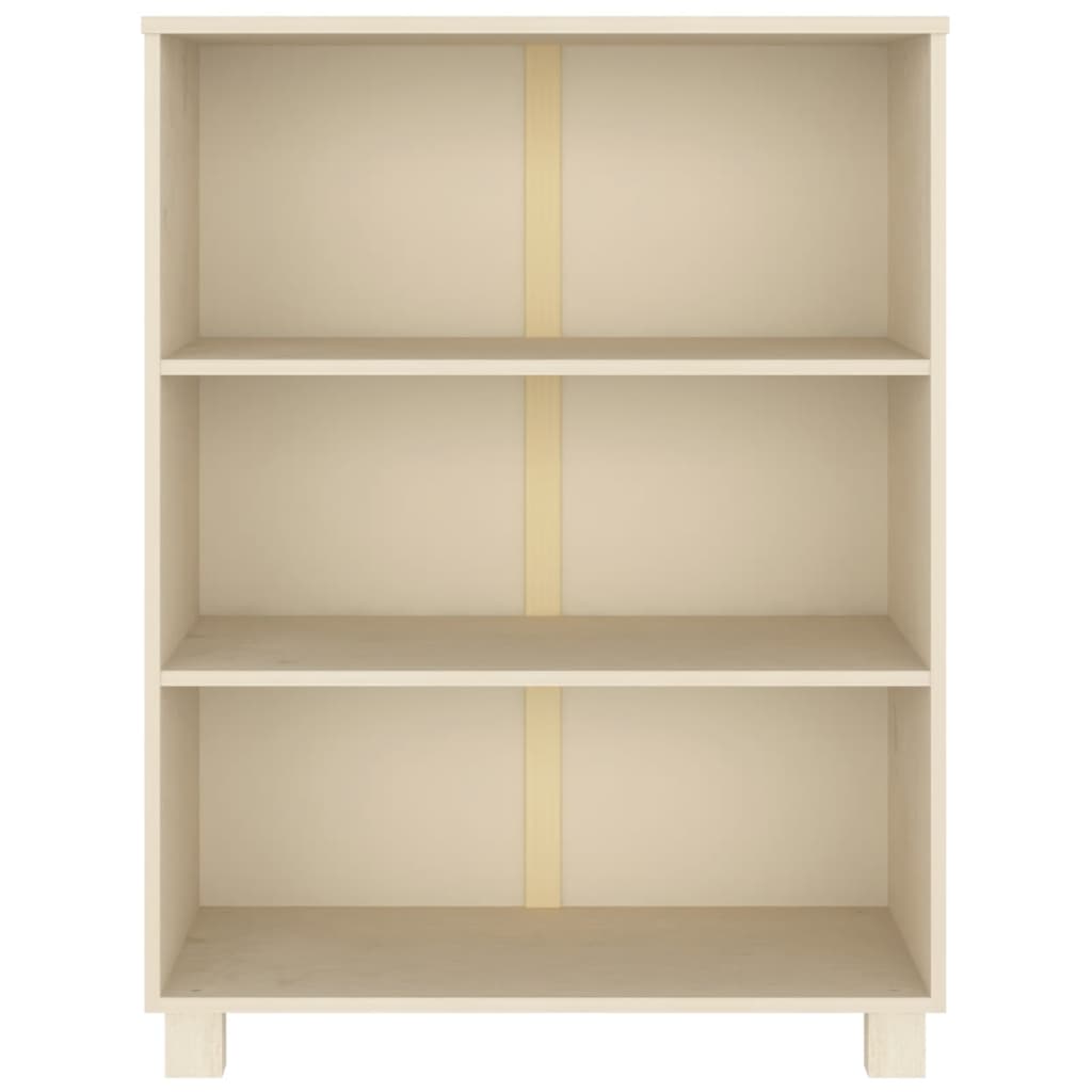Bokhylle Honningbrun HAMAR 85x35x112 cm heltre furu