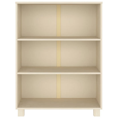 Bokhylle Honningbrun HAMAR 85x35x112 cm heltre furu