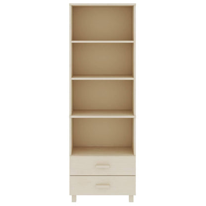 Skap Brun HAMAR honningbrun 60x35x180 cm heltre furu