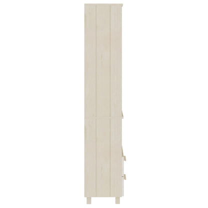 Skap Brun HAMAR honningbrun 60x35x180 cm heltre furu