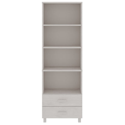 Skap Hvit HAMAR 60x35x180 cm heltre furu