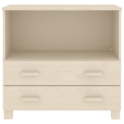 Kommode Honningbrun HAMAR 85x35x80 cm heltre furu