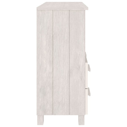 Kommode Hvit HAMAR 85x35x80 cm heltre furu