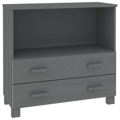 Skjenk Grå HAMAR 85x35x80 cm heltre furu