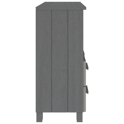 Skjenk Grå HAMAR 85x35x80 cm heltre furu