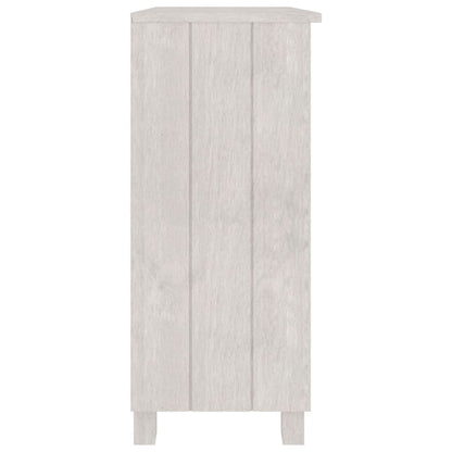 Skjenk Hvit HAMAR 85x35x80 cm heltre furu