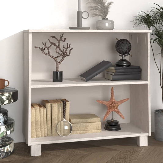 Skjenk Hvit HAMAR 85x35x80 cm heltre furu