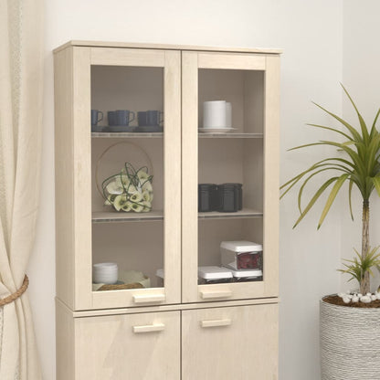 Skjenk Honningbrun topp HAMAR 85x35x100 cm heltre furu