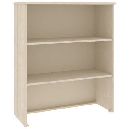 Bokhylle Honningbrun Skjenketopp HAMAR 85x35x100 cm heltre furu