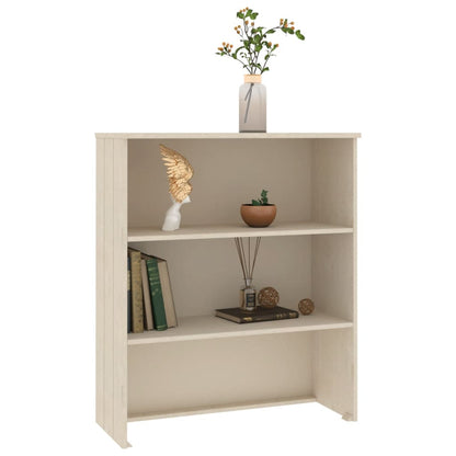 Bokhylle Honningbrun Skjenketopp HAMAR 85x35x100 cm heltre furu