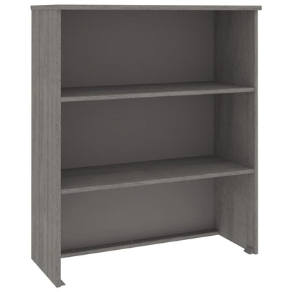 Skjenk Grå topp HAMAR lysegrå 85x35x100 cm heltre furu