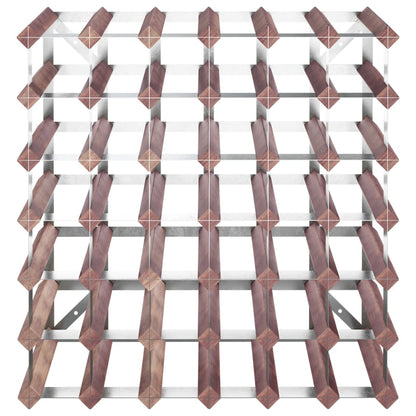 Vinstativ for 42 flasker Brun heltre furu