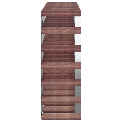 Vinstativ for 42 flasker Brun heltre furu