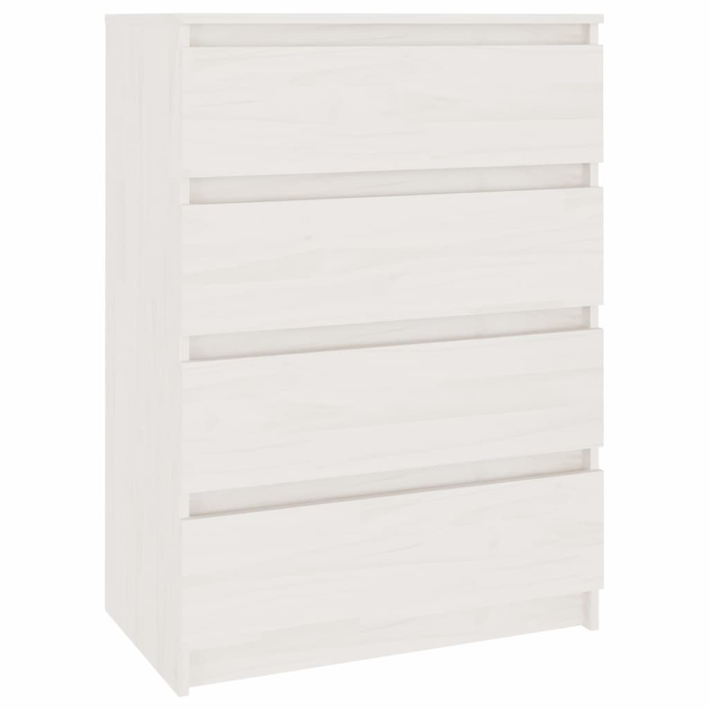 Kommode Hvit 3 stk heltre furu