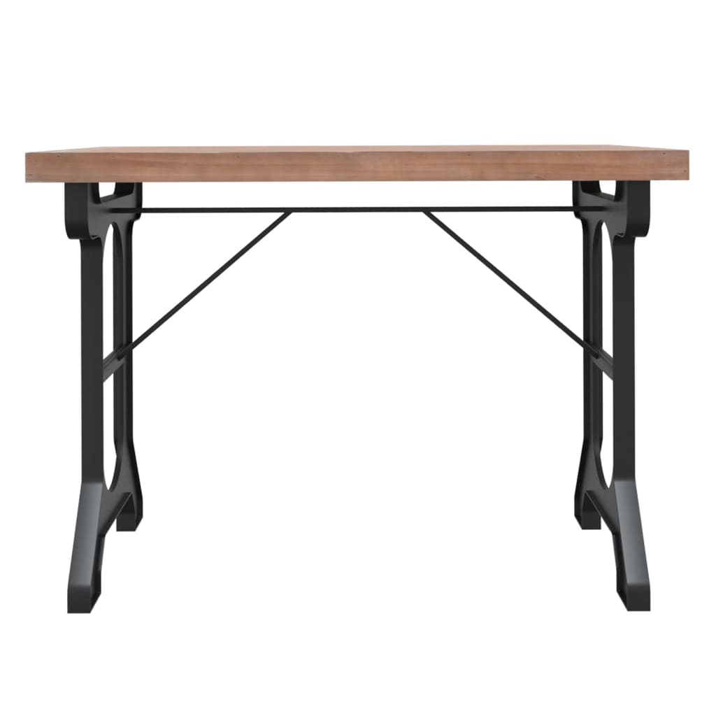 Spisebord Kjøkkenbord Tre 110x65x82 cm heltre gran og jern