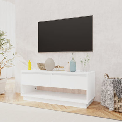 TV-Møbel Hvit TV-benk 102x41x44 cm