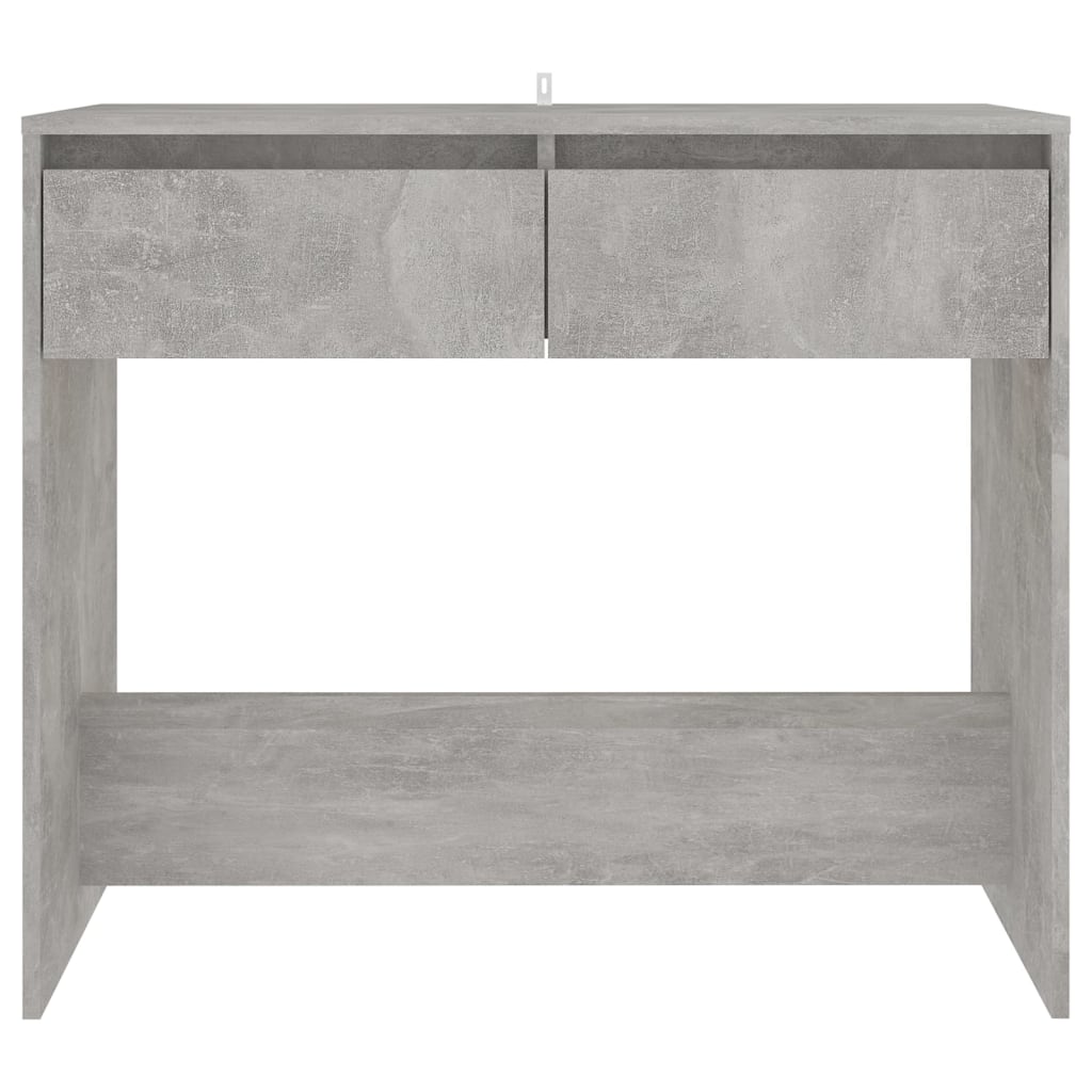 Avlastningsbord konsollbord Betonggrå 89x41x76,5 cm