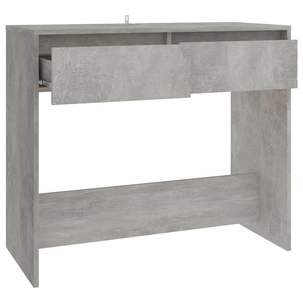 Avlastningsbord konsollbord Betonggrå 89x41x76,5 cm