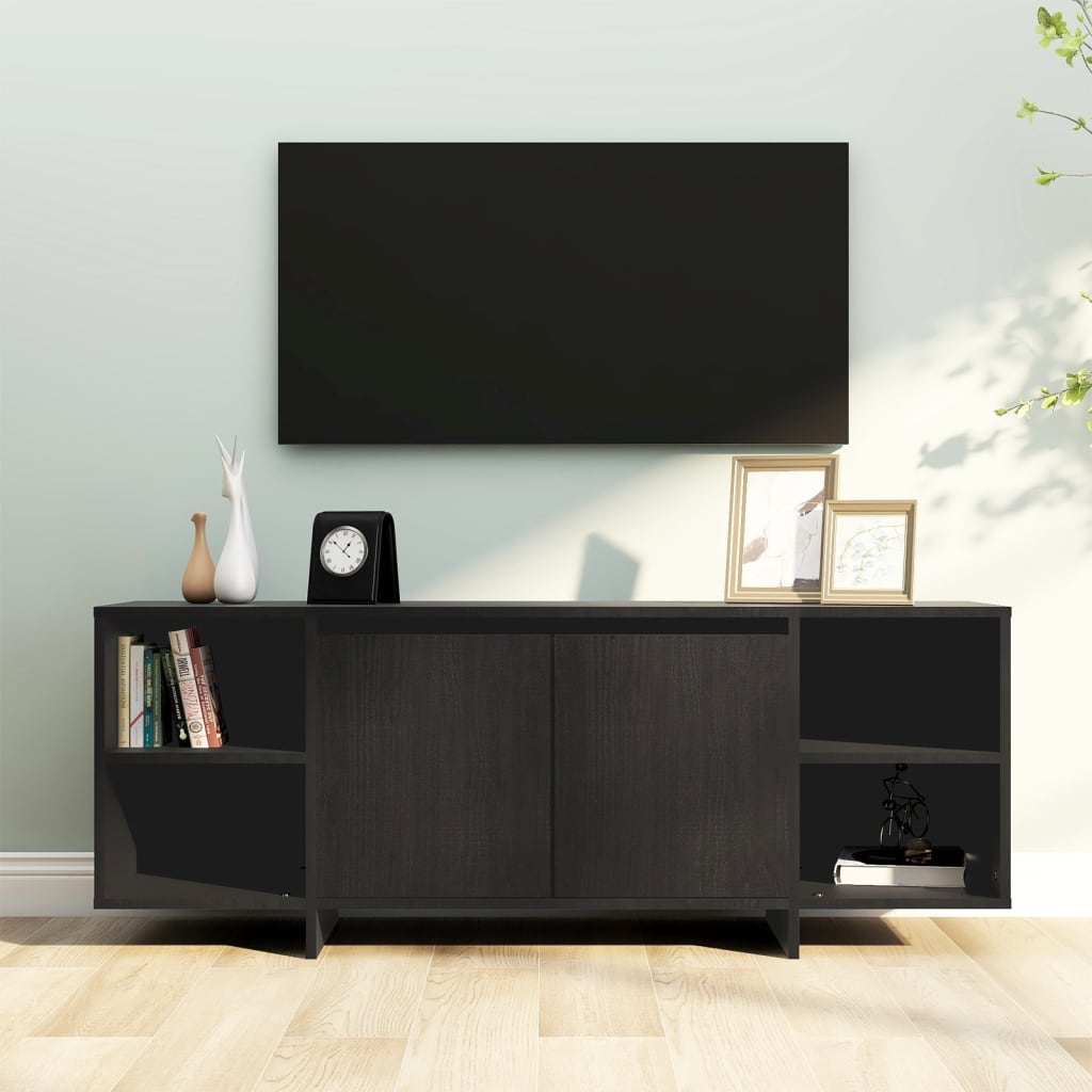 TV-Møbel Svart TV-benk 130x35x50 cm