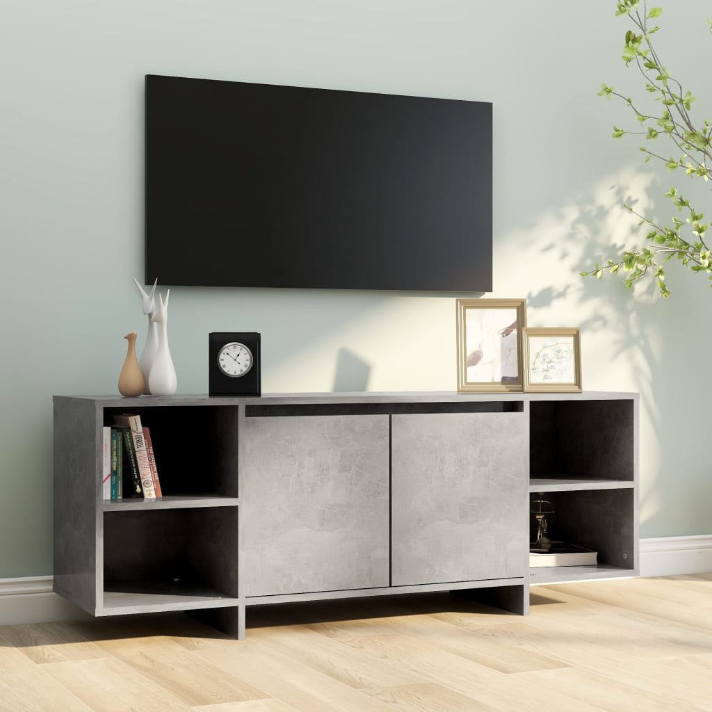 TV-Møbel Betonggrå TV-benk 130x35x50 cm