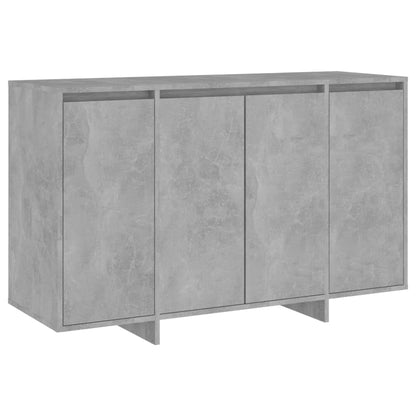 Kommode Betonggrå 120x41x75 cm