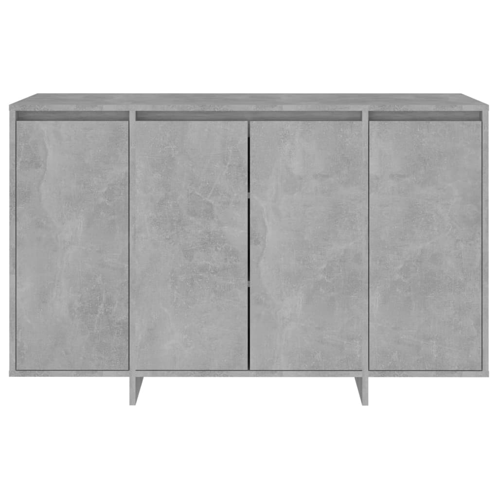 Kommode Betonggrå 120x41x75 cm