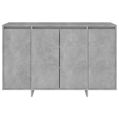 Kommode Betonggrå 120x41x75 cm
