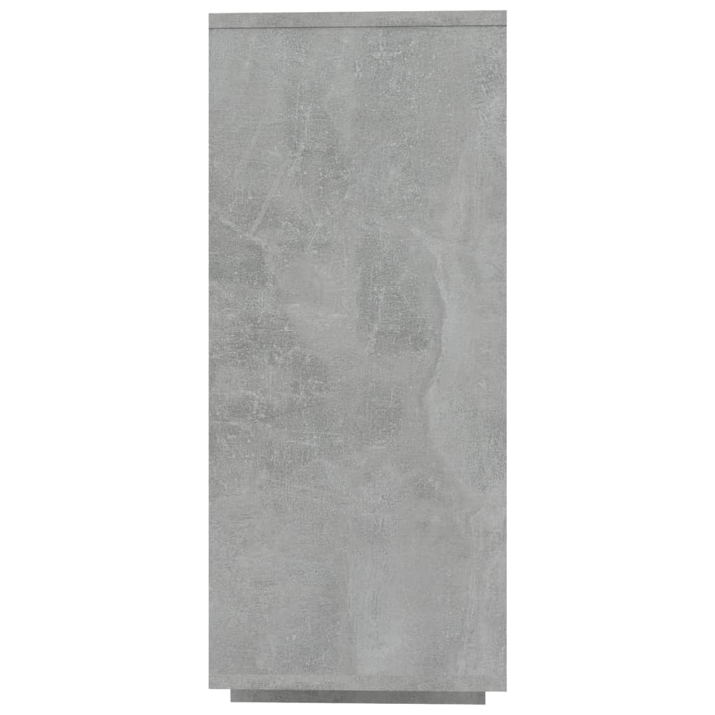 Kommode Betonggrå 120x30x75 cm