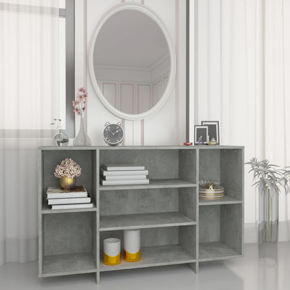 Kommode Betonggrå 120x30x75 cm